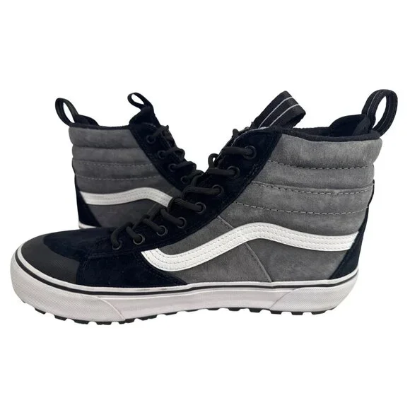 Vans Mens Sk8-HI MTE-2 Black/Pewter Suede Hi-Top Sneaker Shoe US M 10.5 - Picture 5 of 10